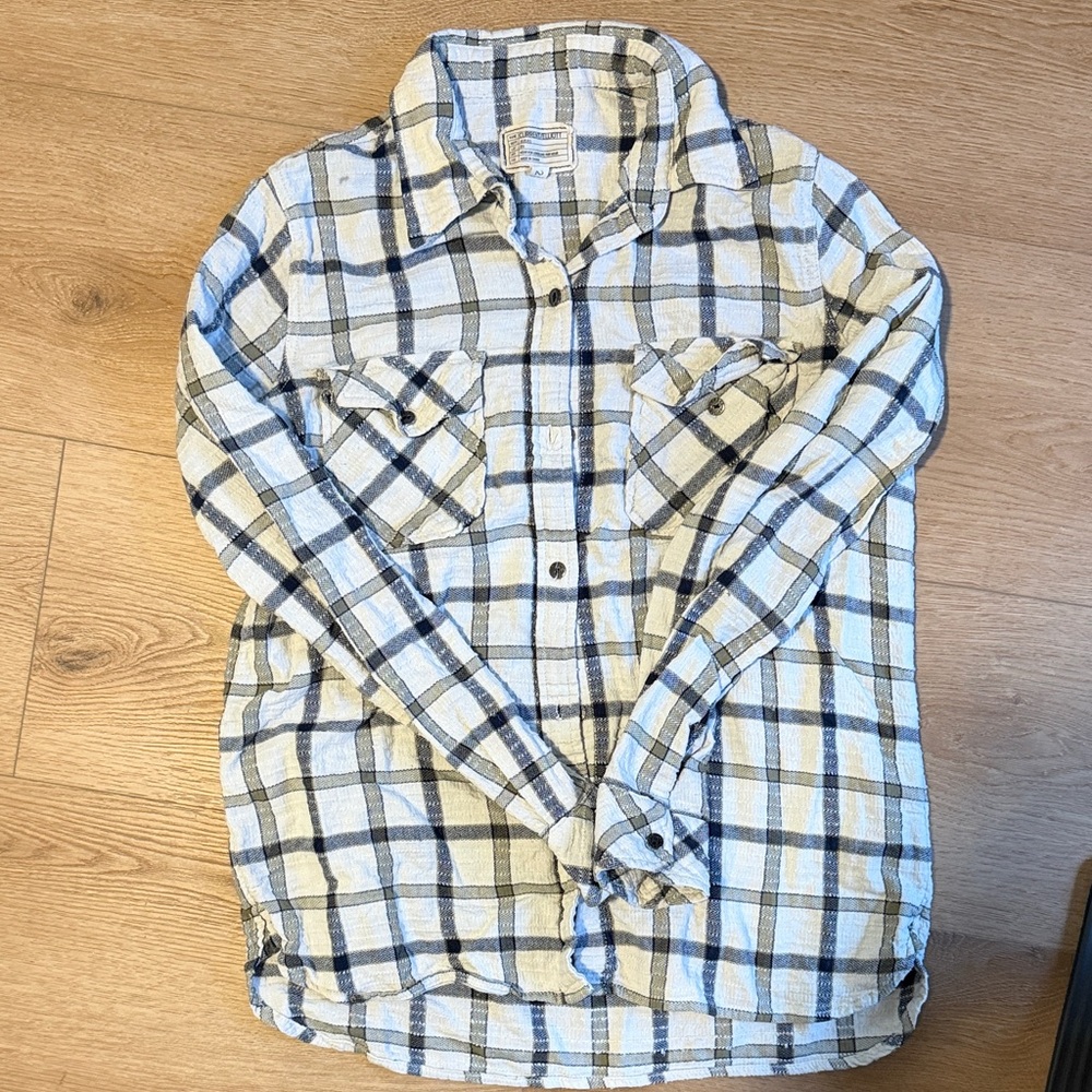 Current Elliot plaid Button-Up Shirt size 2 (small/medium)